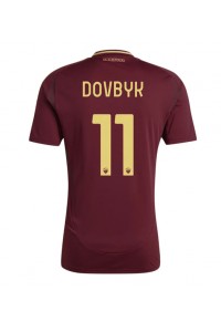 AS Roma Artem Dovbyk #11 Jalkapallovaatteet Kotipaita 2024-25 Lyhythihainen